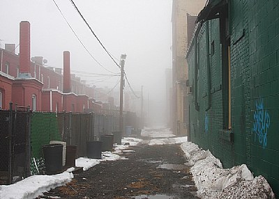 Alleyway Fog