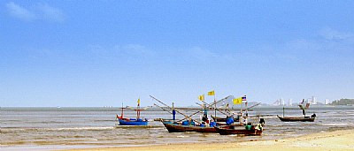 Huahin fishing boats