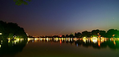 Hoan Kiem Lake At Night