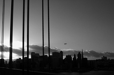 Hovering over San Francisco