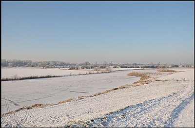 frozen river