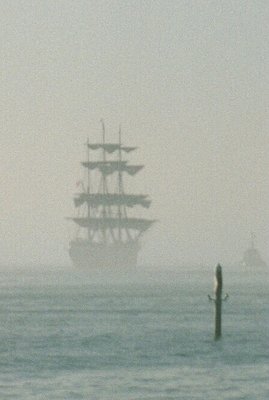 Ship and Fog