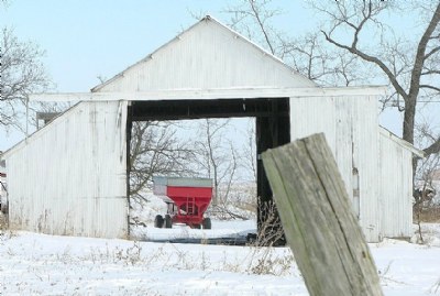 Shed and wagon