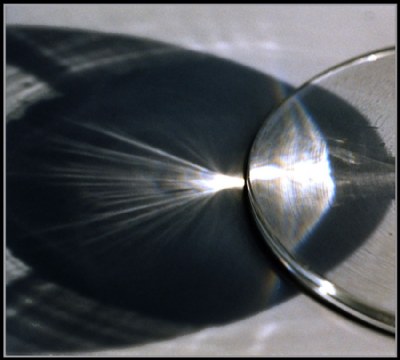 Light refraction pattern