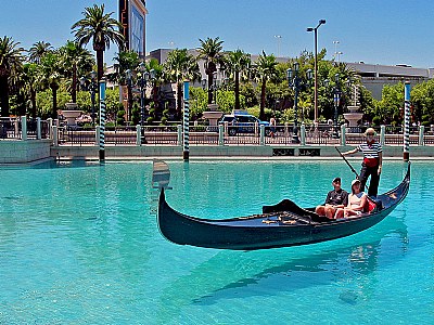 Flying in a gondola