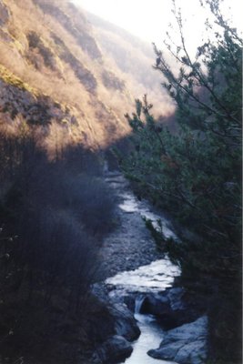 Sulla strada verso la montagna