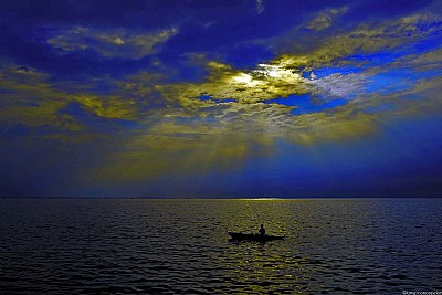 fisherman by the bay