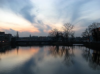 Sunset in Wroclaw