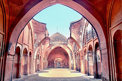 Theater of light-Katra Mosque