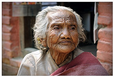 grandma from Kathmandu