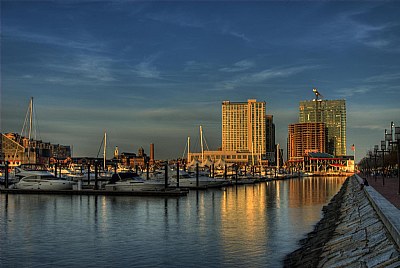 Baltimore Inner Harbor Skyline