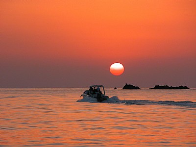 Sunset in Panarea