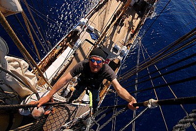 Climbing the Rigging