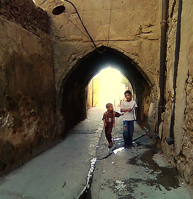 Children in the alley