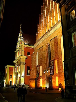St. John Cathedral at night