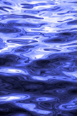 Blue Ripple Abstract