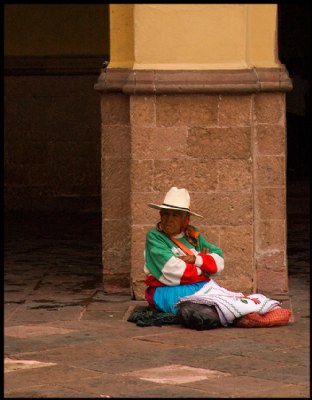 Outside the Convent
