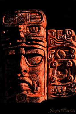 Mayan sculpture reproduction