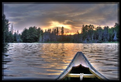 Sunset From My Canoe
