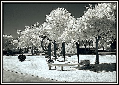 Park Sculpture Infrared