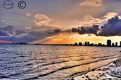 Sunset in Miami