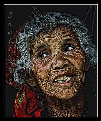 The old lady of Urgam village
