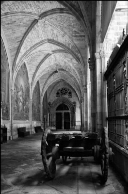 Cart in Cloister