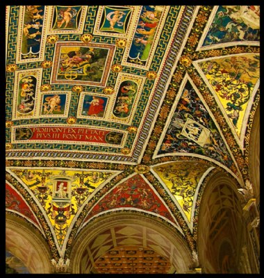 Ceiling in Siena