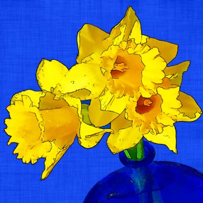 Abstract Daffodils