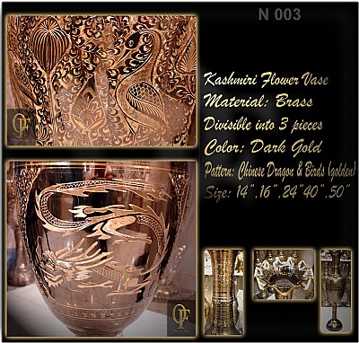 Kashmiri Flower Vase