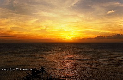 Sunset Between Lanai and Molokai