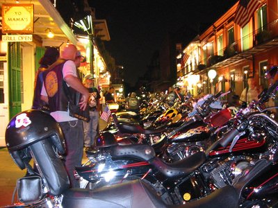 Motorcycles in the Quarter