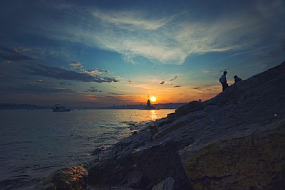 evening at Maiden's Tower 