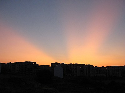 Sunset in Vazrozhdentsi