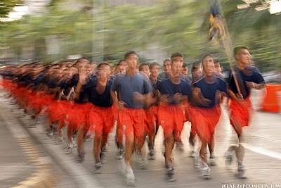 marines on the run