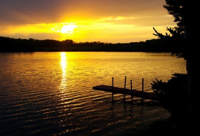 Sundown At The Lake