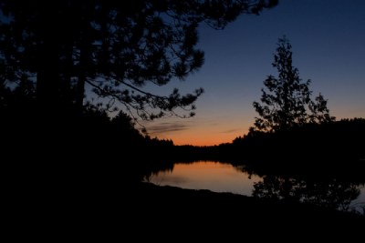 Sunset on Hurds Lake