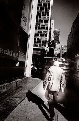 Man Walking In Light - nyc - 03