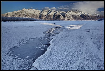 Knik River Winter View