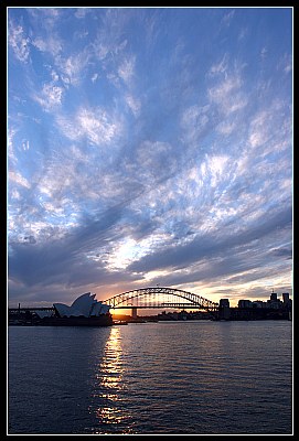 Sydney Harbour Sunset 0806