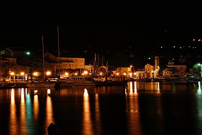 Port at night ...