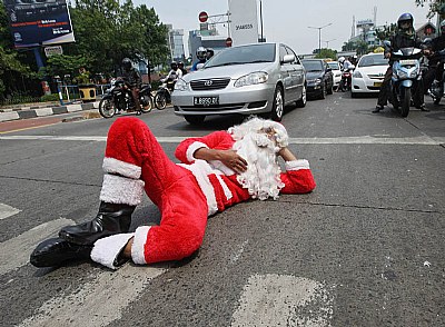 Santa On The Street