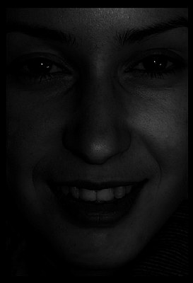 portrait in the dark
