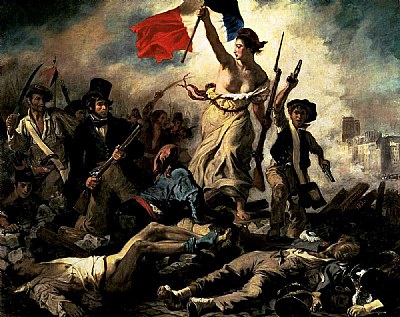 Liberty Painting by Delacroix 1830
