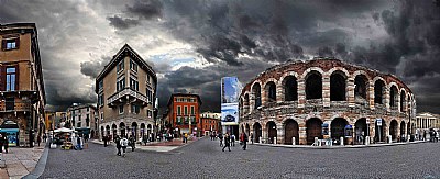 Verona, rain or not