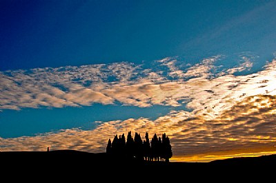 Tramonti in val d'Orcia