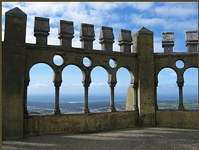 View at the atlantic ocean from Pena