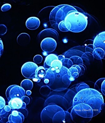 Bubbles in Blue
