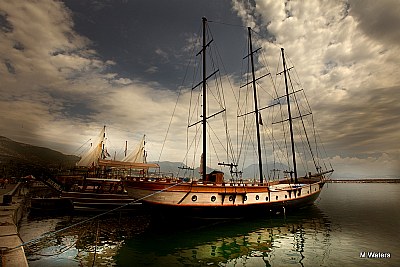 Mooring of the Black Pearl