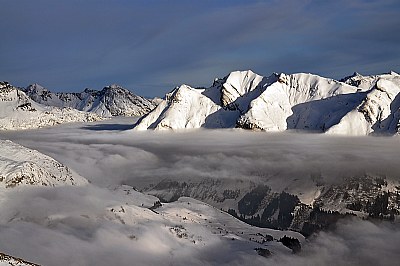 Low clouds above the Lech
